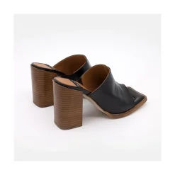 ANGEL ALARCON Abba - Mule De Tacon Ancho Y Alto Sale