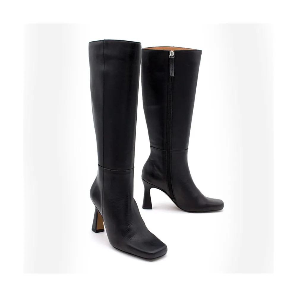 ANGEL ALARCON Aguilera - Botas De Tacon Alto Con Adorno De Costuras Y Cremallera Sale