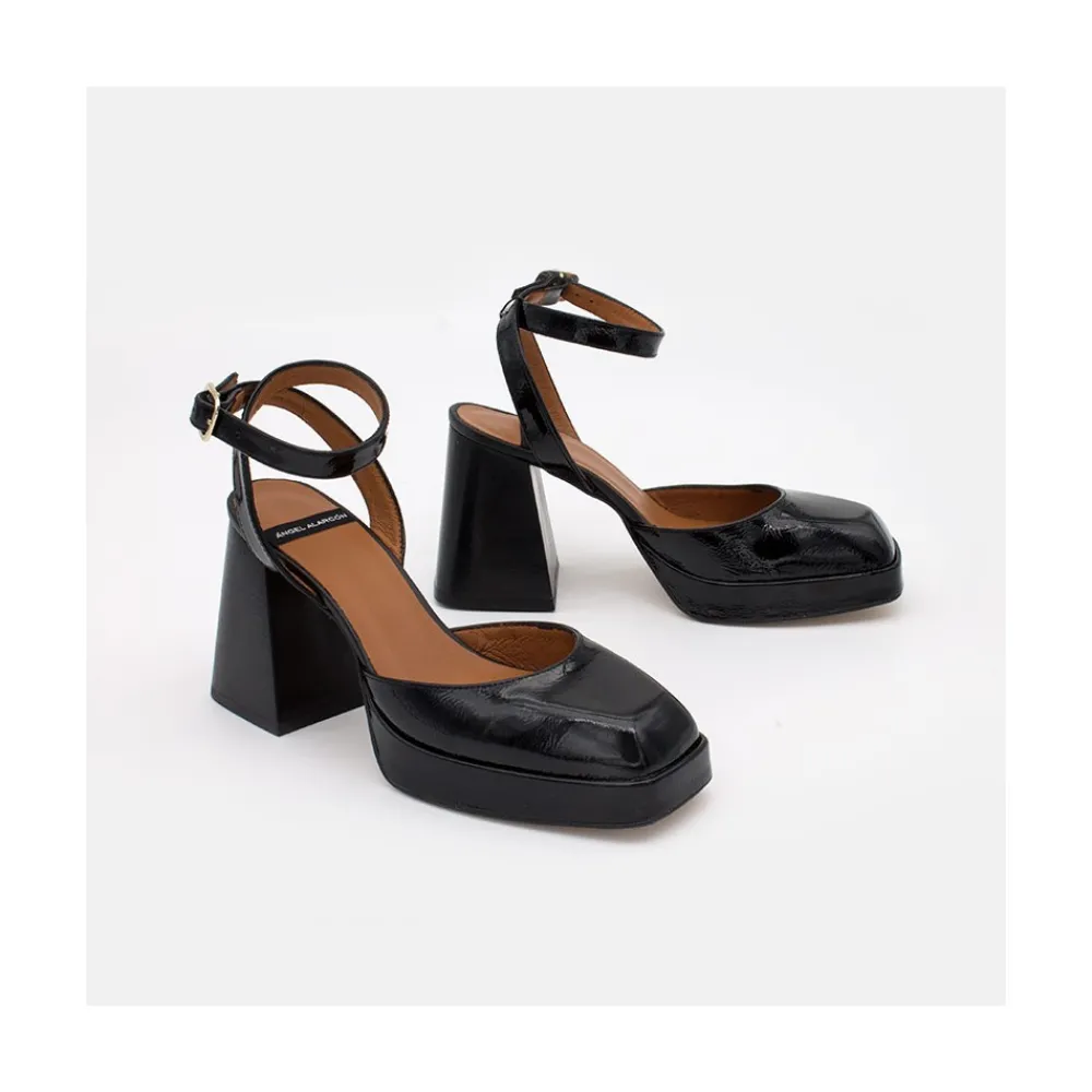ANGEL ALARCON Badda - Zapatos De Charol Con Correa Best