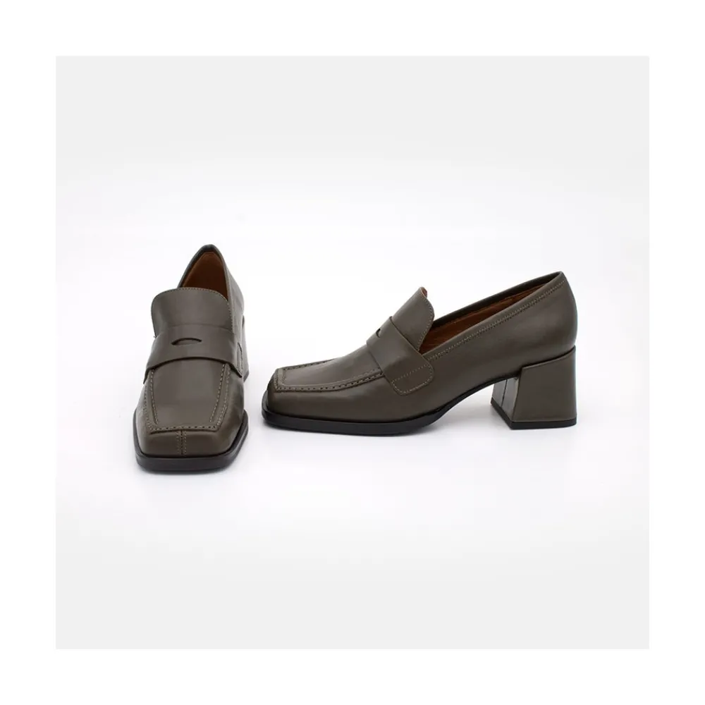 ANGEL ALARCON Belice - Mocasines De Mujer Con Tacon Alto Y Suela Gruesa Online