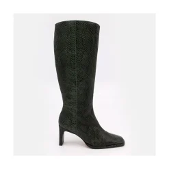 ANGEL ALARCON Benazir - Bota De Cana Alta Con Tacon Sale