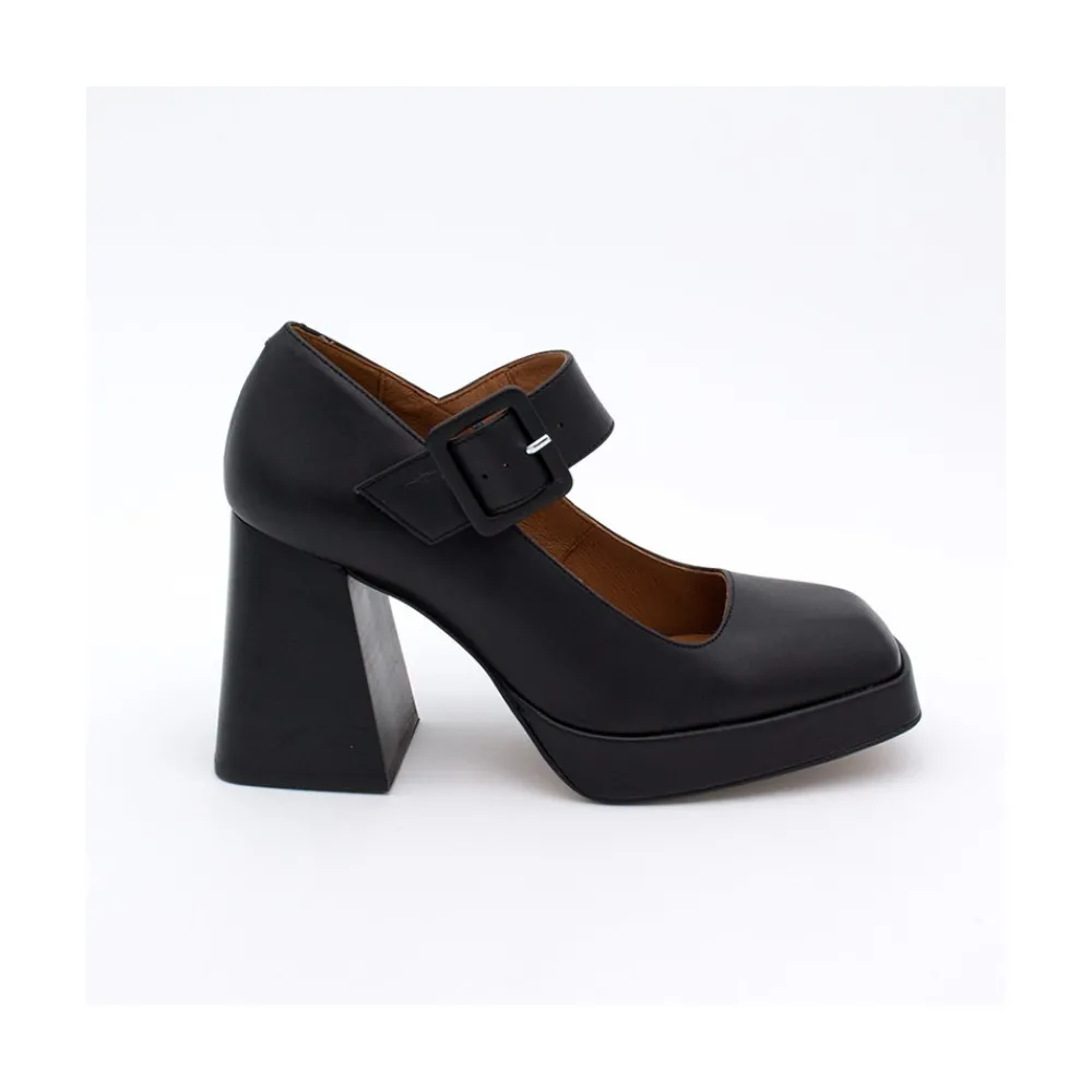 ANGEL ALARCON Bianca - Zapatos Mary Jane Con Tacon Ancho Y Plataforma Best