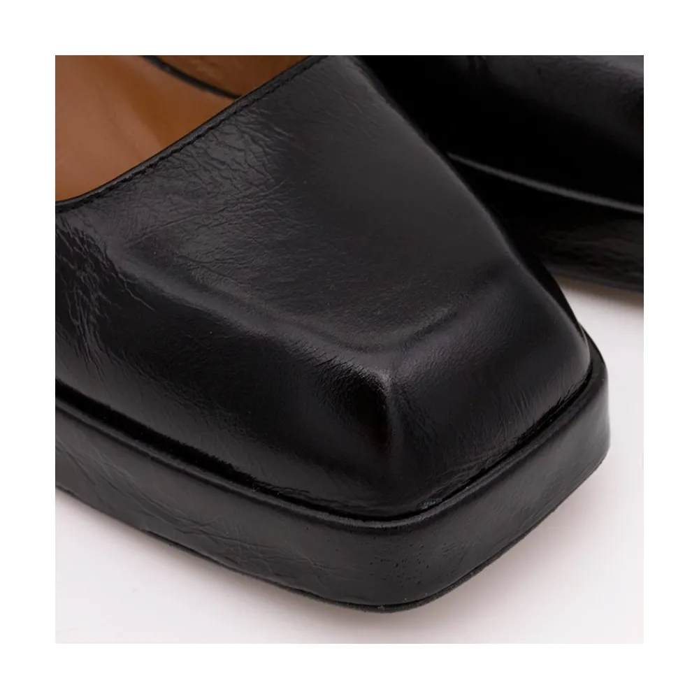 ANGEL ALARCON Bianca - Zapatos Mary Jane Con Tacon Ancho Y Plataforma Clearance