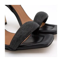 ANGEL ALARCON Carole Gem - Sandalia De Vestir Con Cristales Brillantes Y Tacon Alto Hot