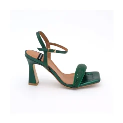 ANGEL ALARCON Carole Gem - Sandalia De Vestir Con Cristales Brillantes Y Tacon Alto Clearance