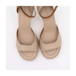 ANGEL ALARCON Dennis - Sandalia D'Orsay Con Tacon Medio De Diseno Conico New