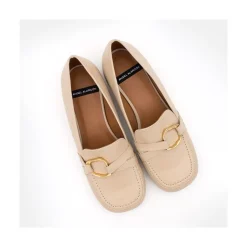ANGEL ALARCON Ellis - Mocasin De Mujer De Piel Con Adorno Dorado Best