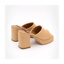 ANGEL ALARCON Gabrielle - Mule Acolchado De Tacon Alto Ancho Y Plataforma Online