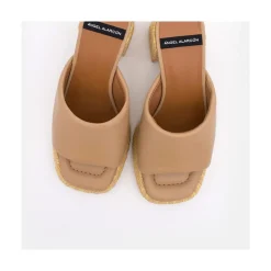 ANGEL ALARCON Gabrielle - Mule Acolchado De Tacon Alto Ancho Y Plataforma Outlet