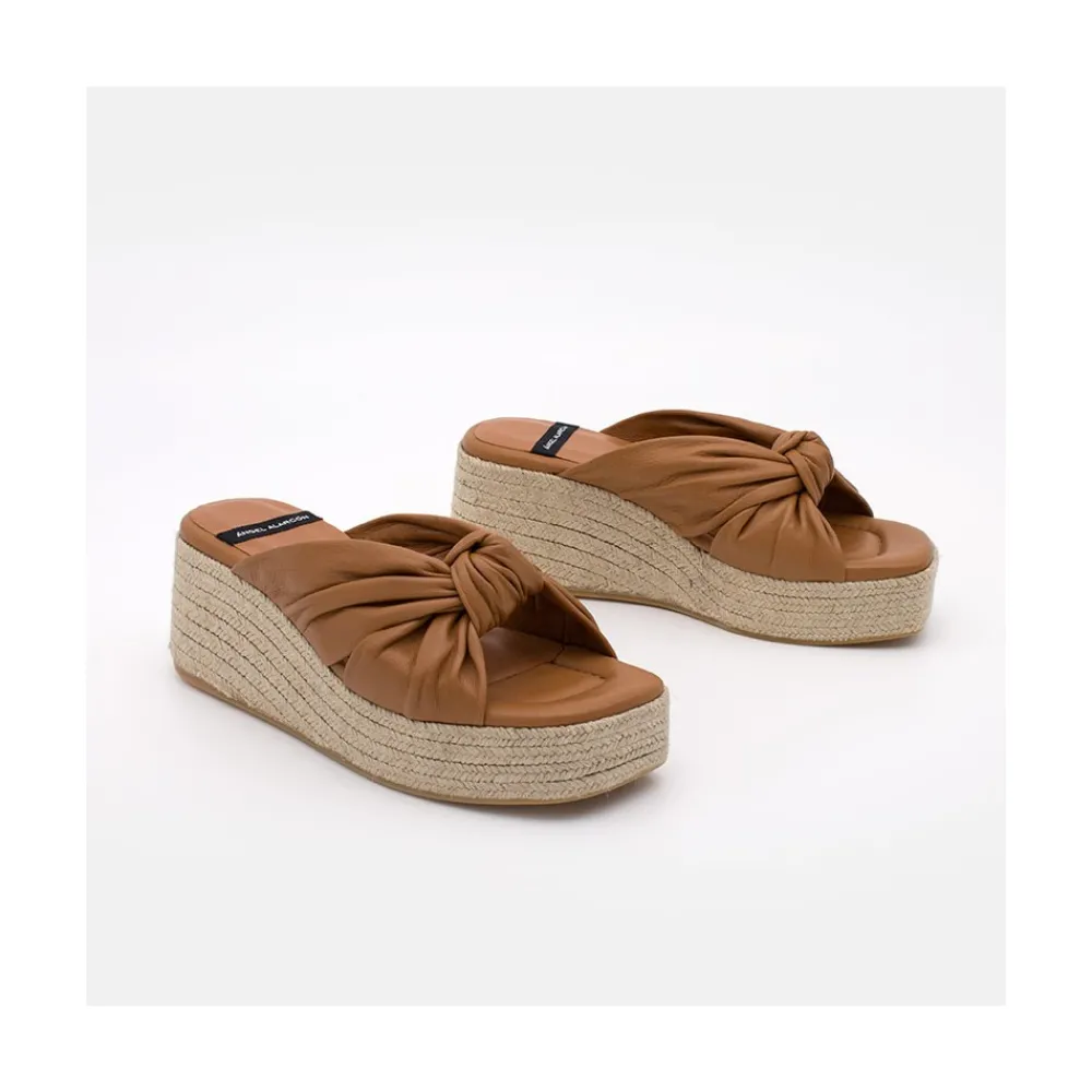 ANGEL ALARCON Hardy - Mule De Piel De Cuna De Esparto Trenzado Best