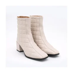 ANGEL ALARCON Hegen - Botines Acolchados Con Tacon Comodo New