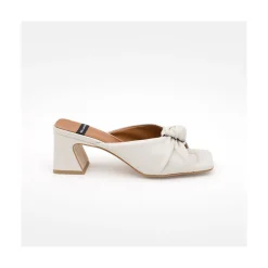 ANGEL ALARCON Hepburn - Mule De Piel Con Nudo Sale