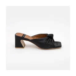 ANGEL ALARCON Hepburn - Mule De Piel Con Nudo Best
