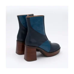 ANGEL ALARCON Ingrid - Botin De Piel Con Tacon Y Plataforma Online