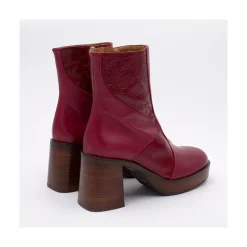 ANGEL ALARCON Ingrid - Botin De Piel Con Tacon Y Plataforma Discount