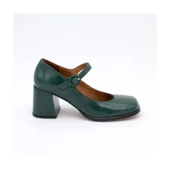ANGEL ALARCON Jett - Zapatos Mary Jane Diferentes, Redondeados Y Con Tacon Ancho Outlet