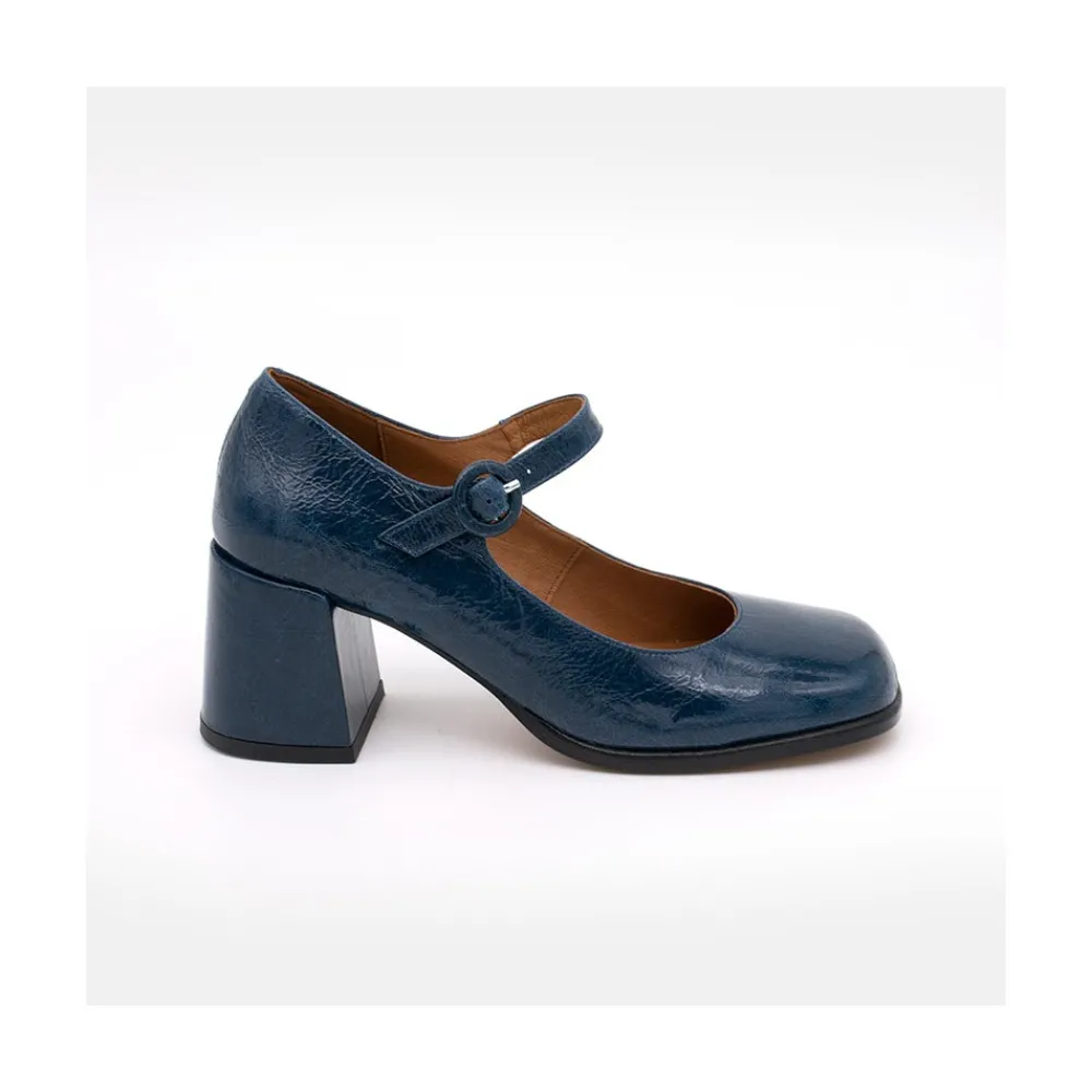ANGEL ALARCON Jett - Zapatos Mary Jane Diferentes, Redondeados Y Con Tacon Ancho