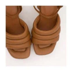 ANGEL ALARCON Keaton- Sandalias De Cuna De Piel Acolchadas New