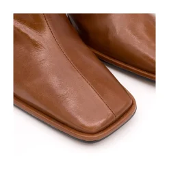 ANGEL ALARCON Lauryn - Botines Metalizados De Piel Con Tacon Elegante Best