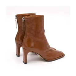 ANGEL ALARCON Lauryn - Botines Metalizados De Piel Con Tacon Elegante Best