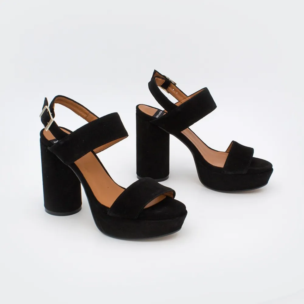 ANGEL ALARCON Mahe - Sandalias De Plataforma Con Tacon Alto Y Redondo Hot