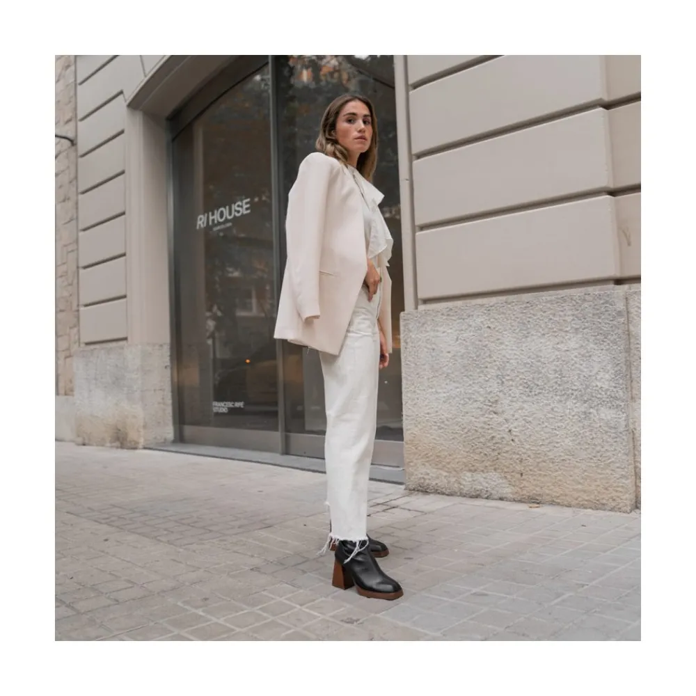 ANGEL ALARCON Managua - Botas Elasticas De Tipo Calcetin Con Tacon Geometrico Alto Sale