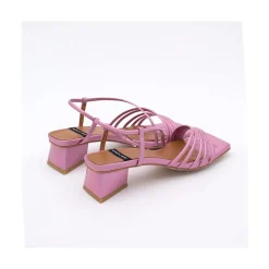 ANGEL ALARCON Mazzy - Sandalia Tornasol De Tiras Con Tacon De Diseno Triangular Sale