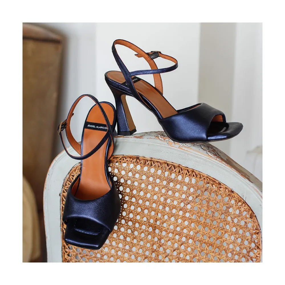ANGEL ALARCON Nicole - Sandalia De Vestir O Fiesta Con Tacon Clearance
