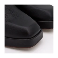 ANGEL ALARCON Olama - Botas De Mujer Comodas De Ante Con Tacon Chunky Y Plataforma New