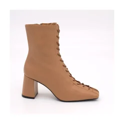 ANGEL ALARCON Pacuare - Botines Con Cordoneras Y Cremallera Con Tacon Ancho Clearance