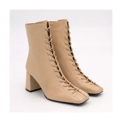 ANGEL ALARCON Pacuare - Botines Con Cordoneras Y Cremallera Con Tacon Ancho Clearance