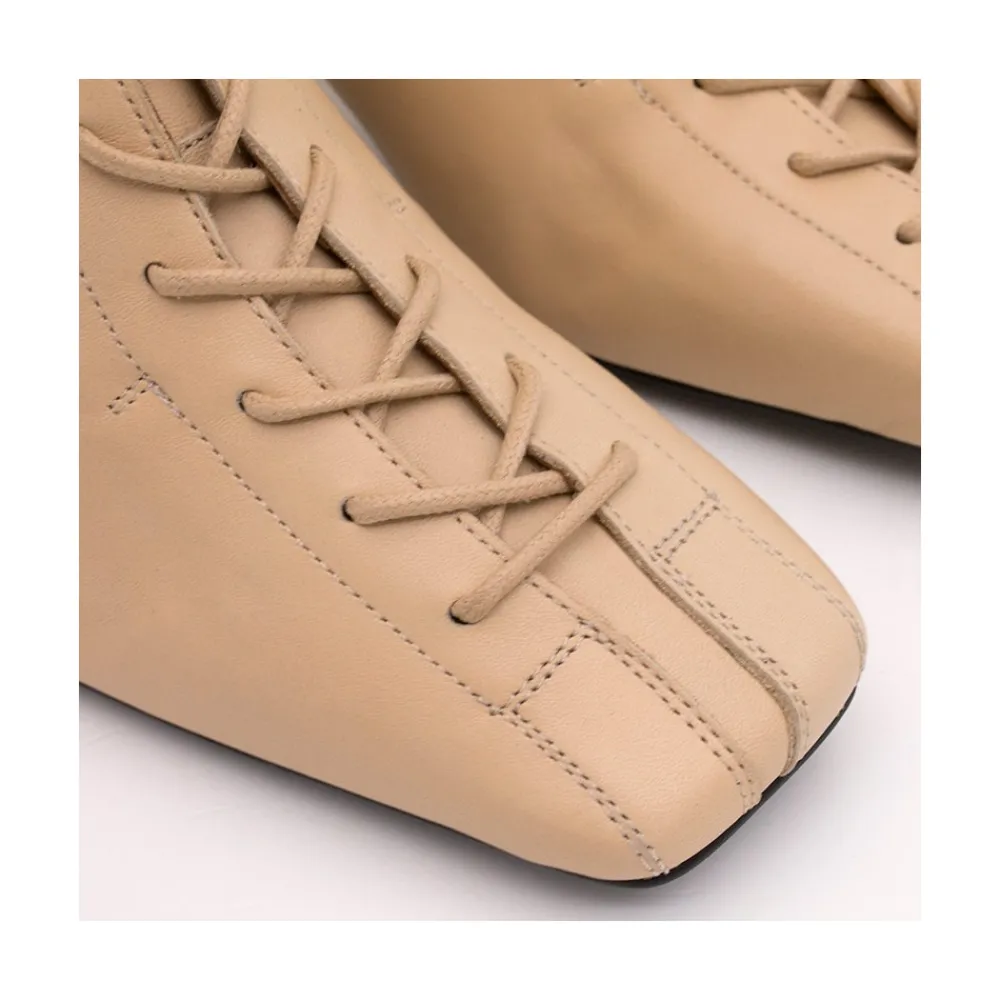 ANGEL ALARCON Pacuare - Botines Con Cordoneras Y Cremallera Con Tacon Ancho Clearance