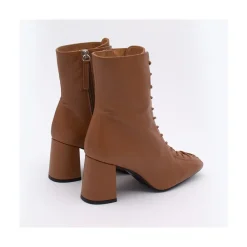 ANGEL ALARCON Pacuare - Botines Con Cordoneras Y Cremallera Con Tacon Ancho Hot