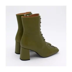 ANGEL ALARCON Pacuare - Botines Con Cordoneras Y Cremallera Con Tacon Ancho Best