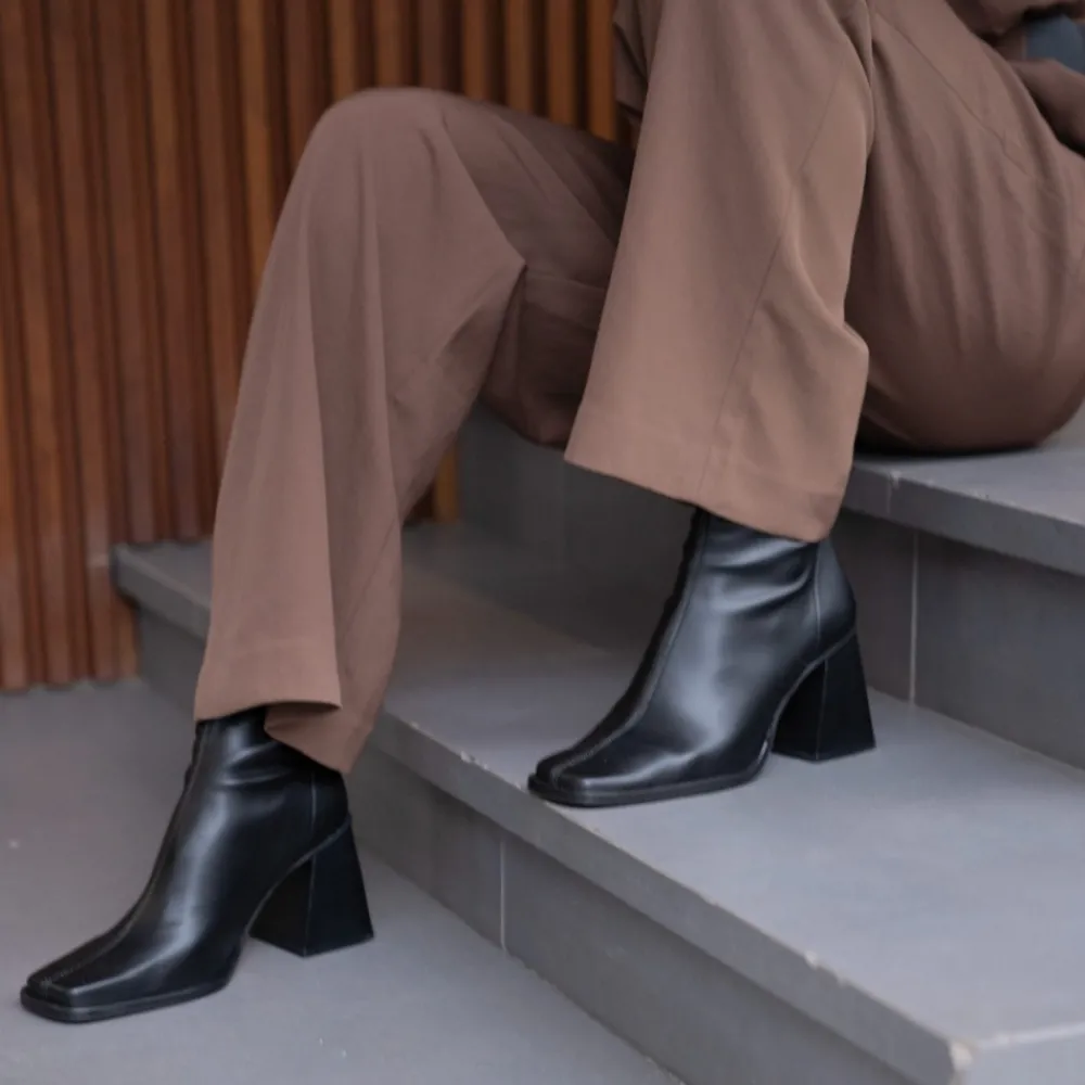 ANGEL ALARCON Savegre - Botines Elasticos De Tipo Calcetin Con Tacon Geometrico Alto Discount
