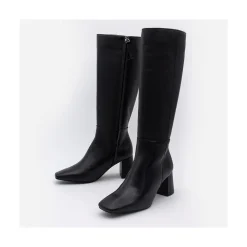ANGEL ALARCON Selma - Bota De Piel Con Tacon Clearance