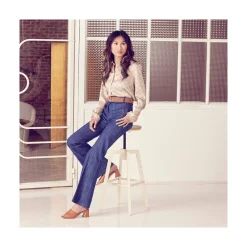 ANGEL ALARCON Streep - Mule Acolchado De Piel Comodo