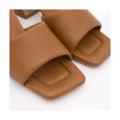 ANGEL ALARCON Streep - Mule Acolchado De Piel Comodo
