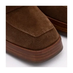 ANGEL ALARCON Tular - Mocasines De Mujer De Ante Con Tacon Alto Y Plataforma Outlet