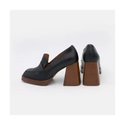 ANGEL ALARCON Tular - Mocasines De Mujer De Ante Con Tacon Alto Y Plataforma Clearance