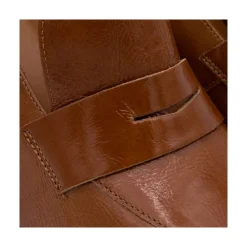 ANGEL ALARCON Tular - Mocasines De Mujer De Piel Brillante Con Tacon Alto Y Plataforma Outlet