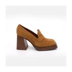 ANGEL ALARCON Tular - Mocasines De Mujer De Ante Con Tacon Alto Y Plataforma Online