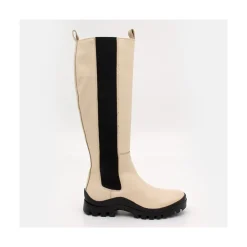 ANGEL ALARCON Wampu - Bota De Piel Con Elastico Lateral Con Suela Vibram Discount