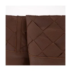 ANGEL ALARCON Xaya - Botin De Piel Con Tacon Alto De Puntera Redonda Clearance